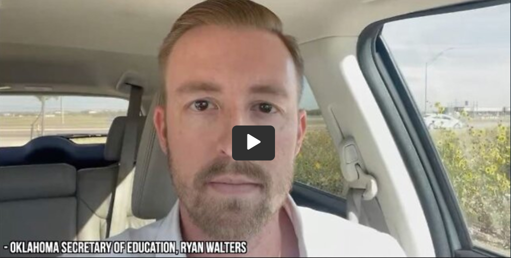 Child & Parent Champion Oklahoma Sec. of Education, Ryan Walters, Calls For Tyler Wrynn’s Teaching License to be REVOKED!