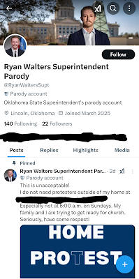 After ethics settlement, Walters foe uses old Twitter handle to target family for protest